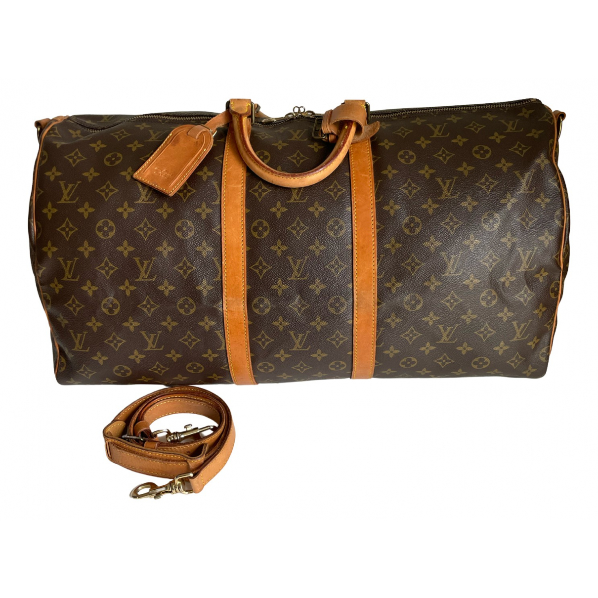 Keepall leather travel bag Louis 